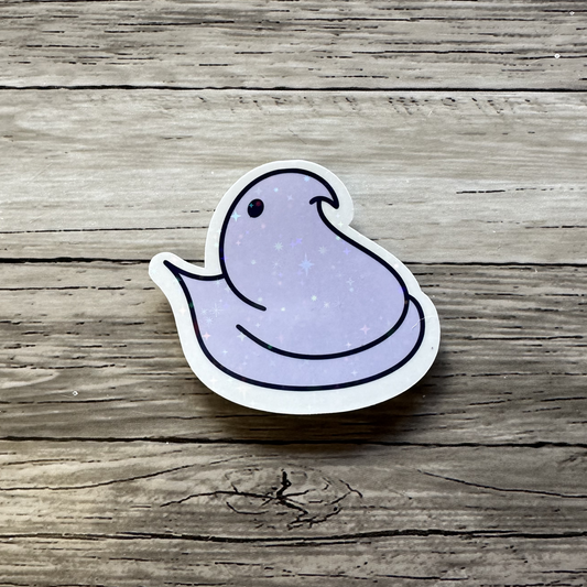 Peeps sticker | Purple chick | Easter | Candy
