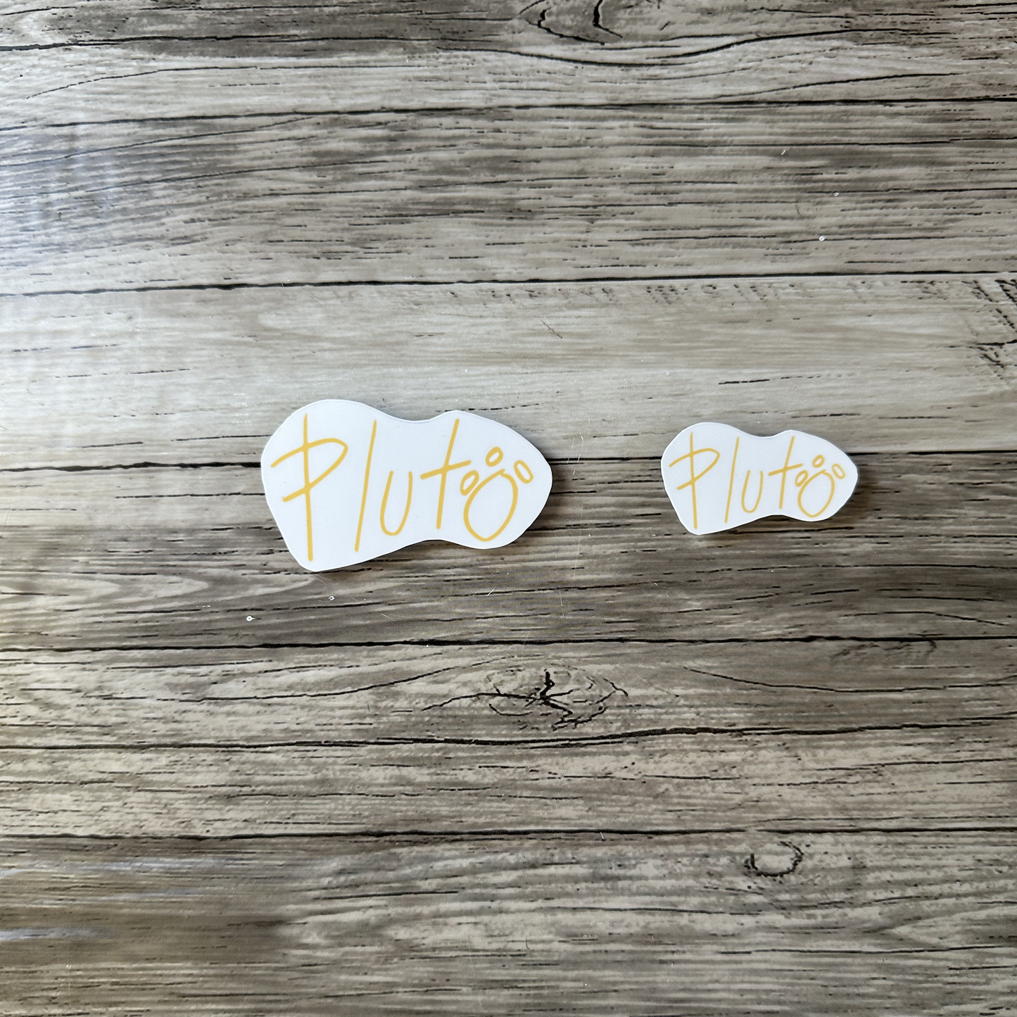 Pluto autograph sticker