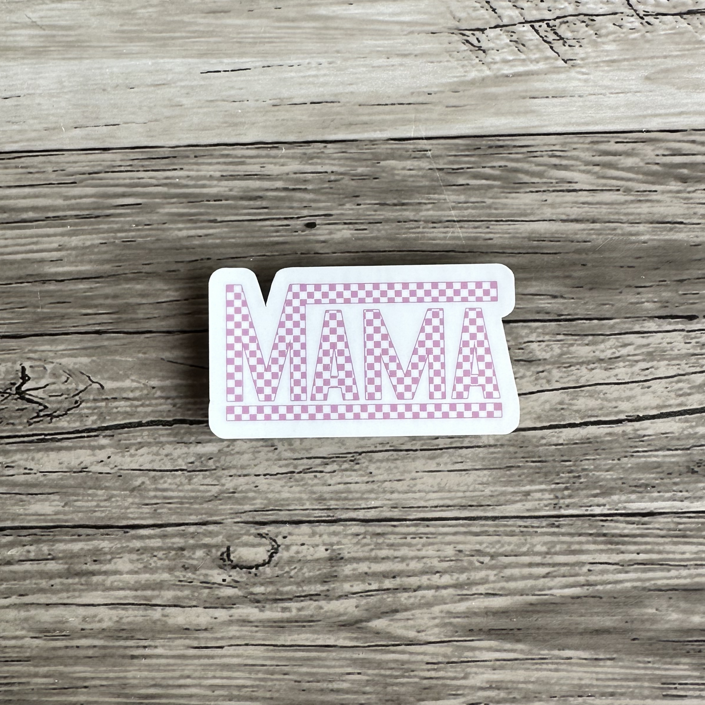 Mama sticker | Checkerboard