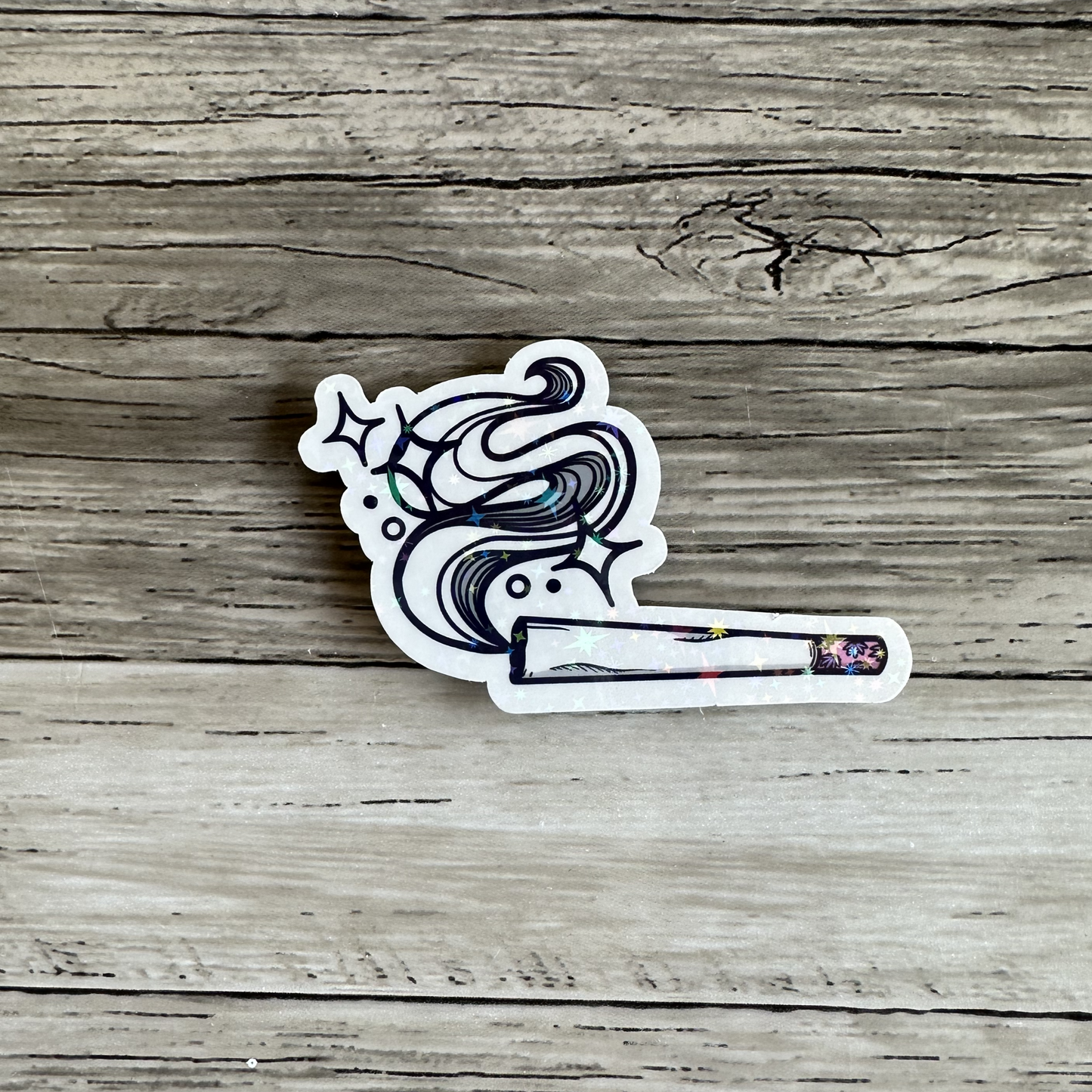 Joint with smoke sticker