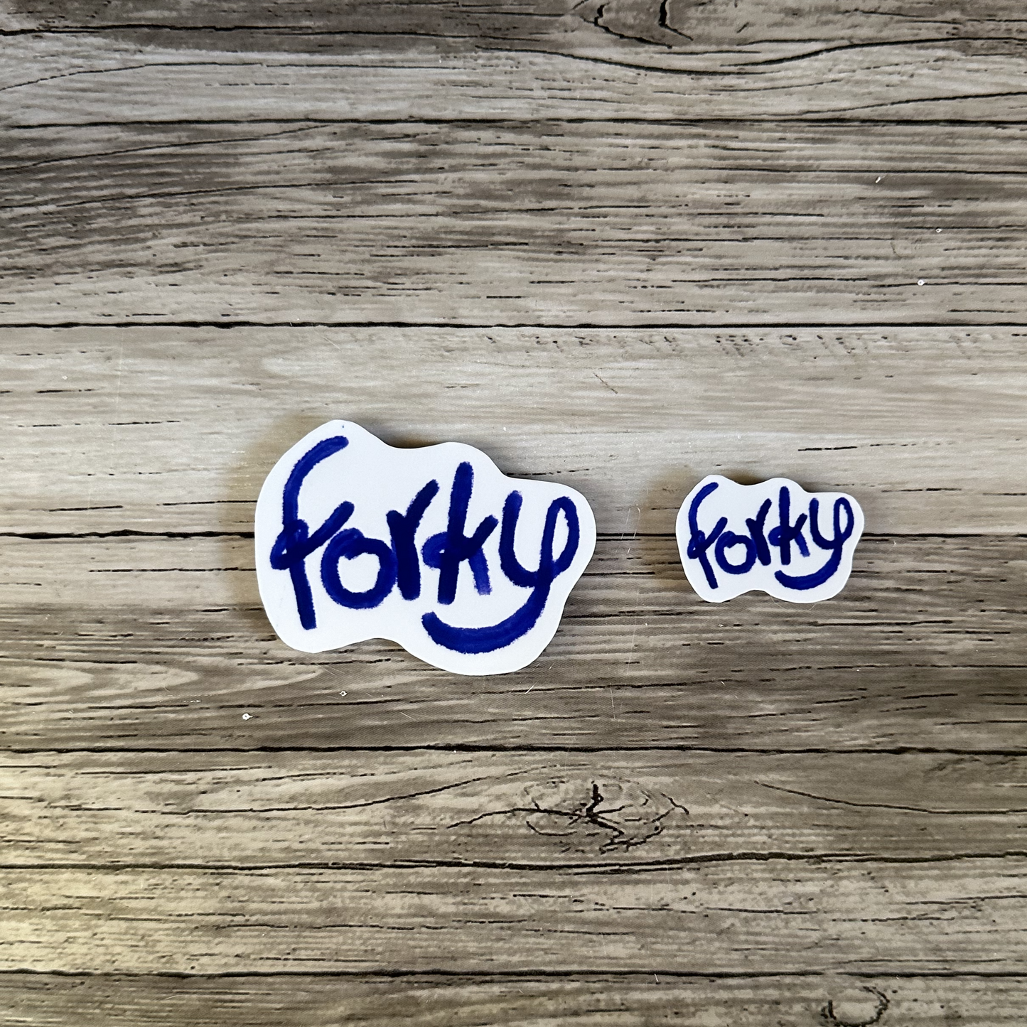 Forky autograph sticker