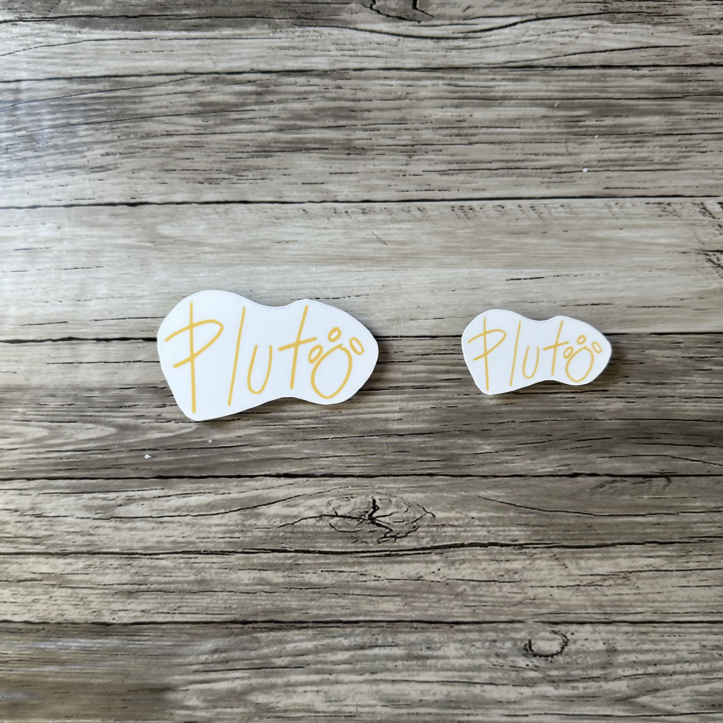 Pluto autograph sticker