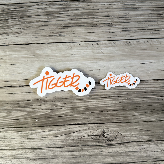 Tigger autograph sticker