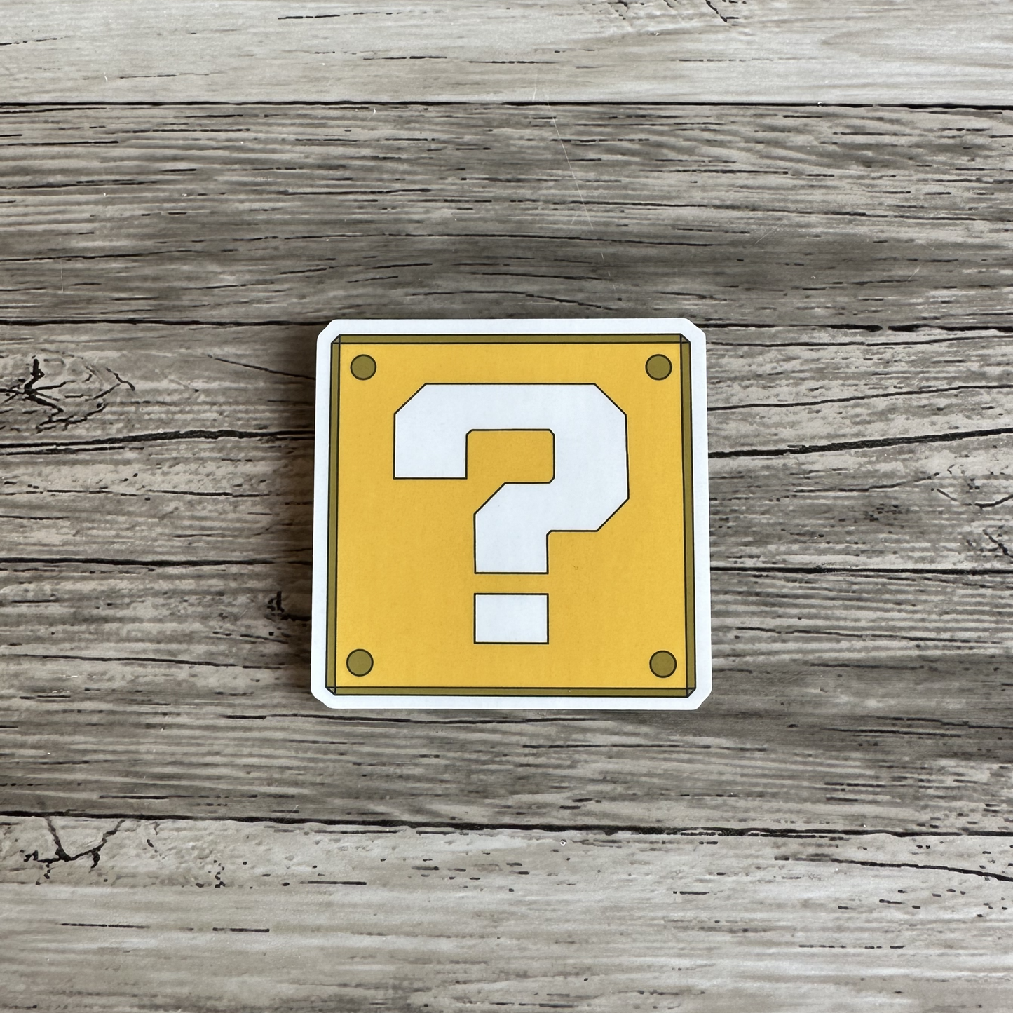 Question mark box sticker | Mario