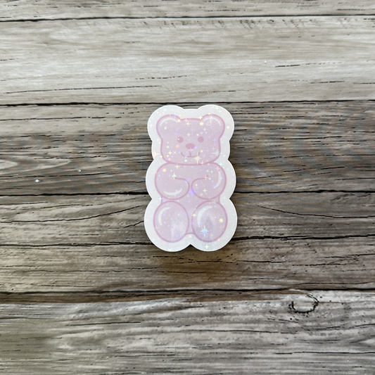 Gummy bear sticker