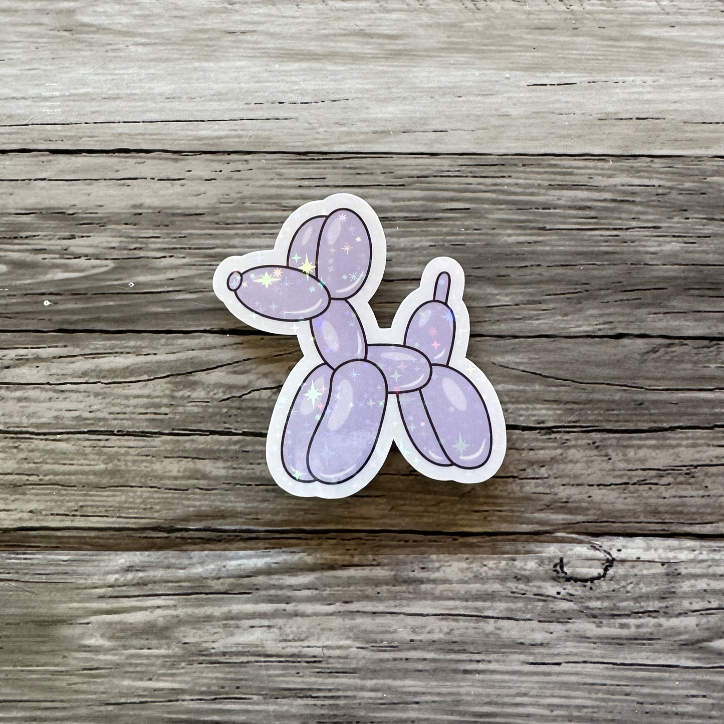 Balloon dog sticker | woof