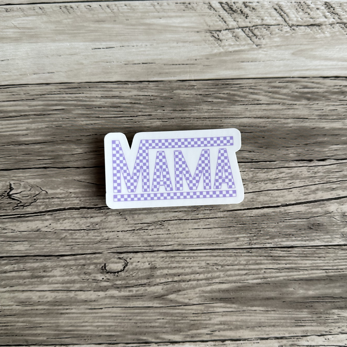 Mama sticker | Checkerboard