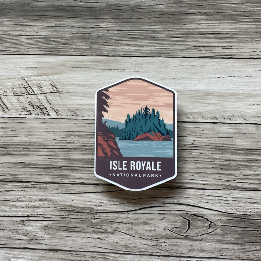 Isle Royale National Park sticker