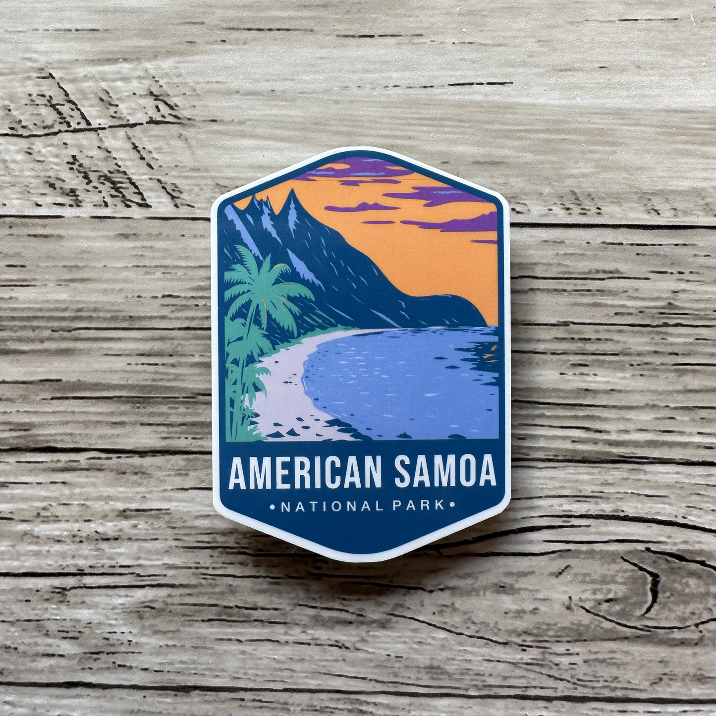American Samoa National Park sticker