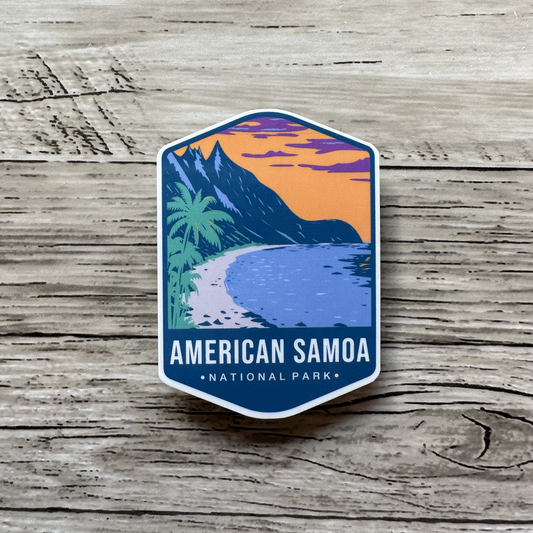 American Samoa National Park sticker
