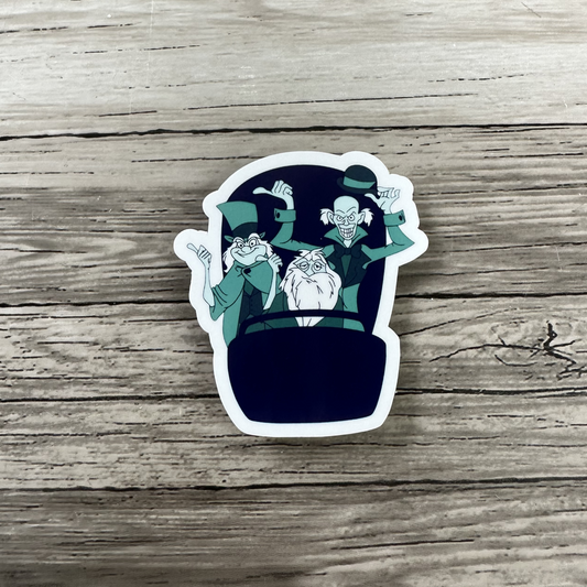 Haunted Mansion sticker | 999 Happy haunts | Grim grinning ghosts