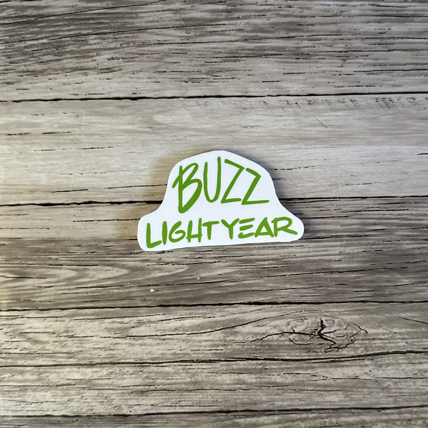 Buzz Lightyear autograph sticker