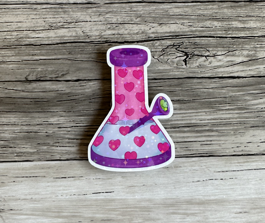 Pink bong sticker