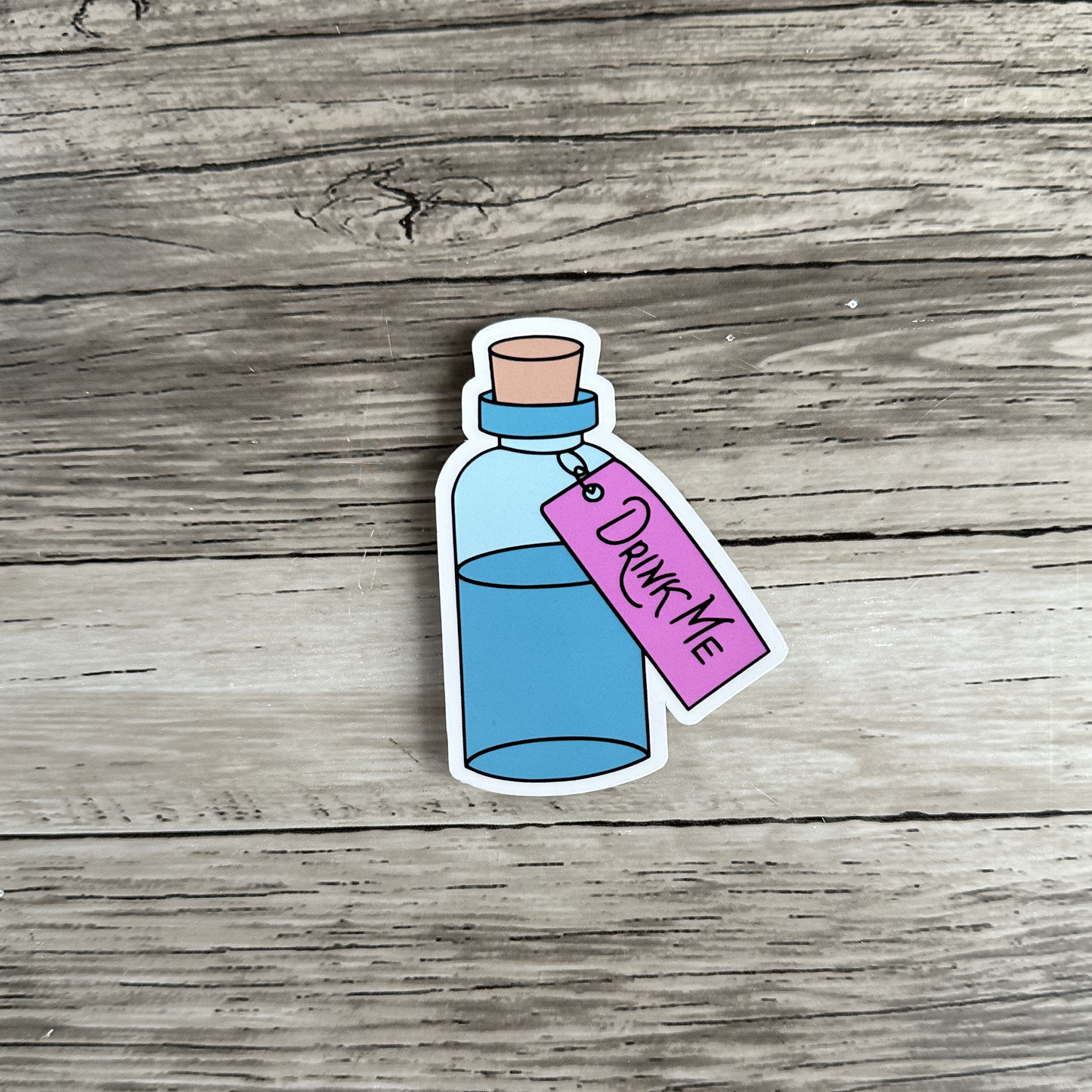 Drink me sticker | Alice in wonderland