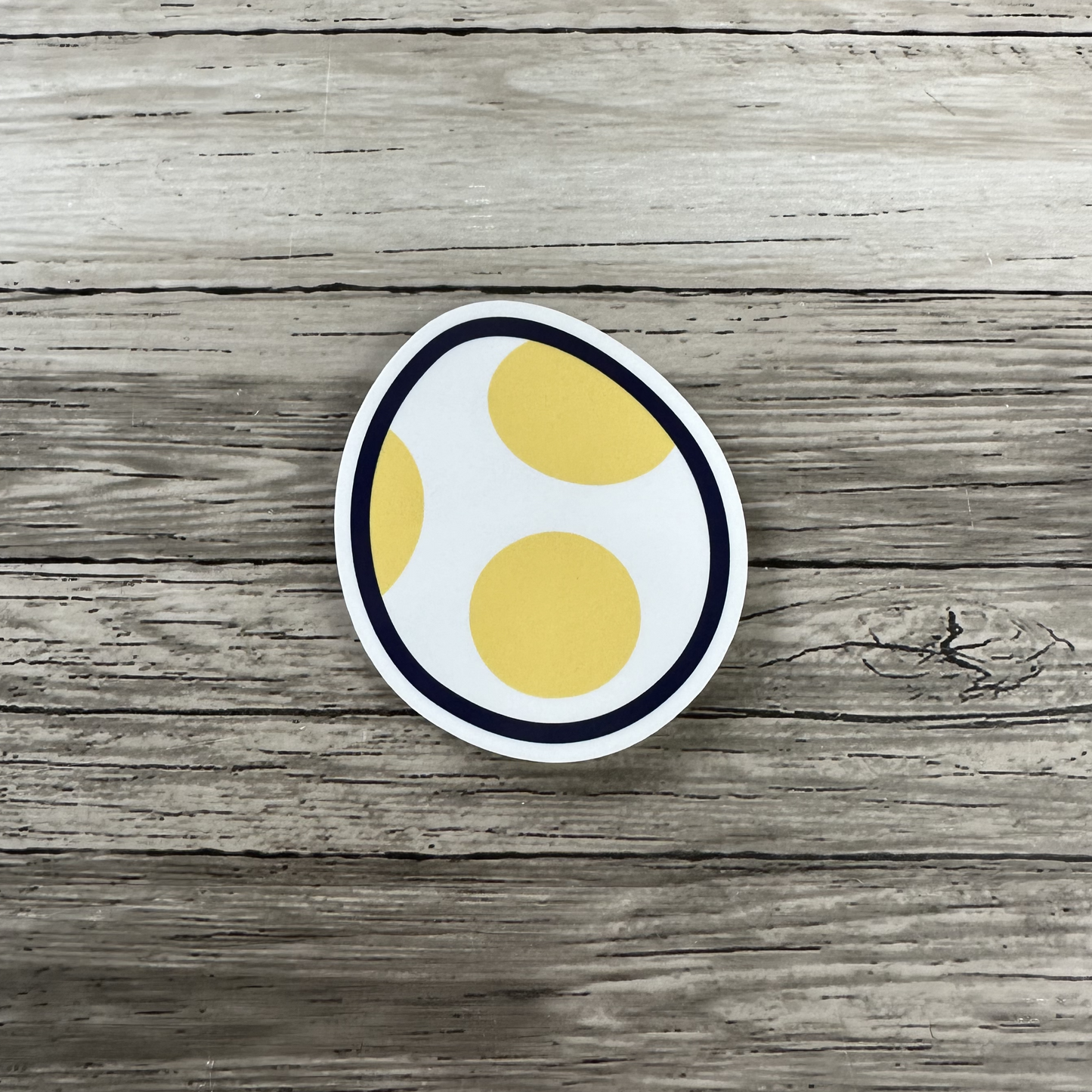 Yellow Yoshi egg sticker | Mario