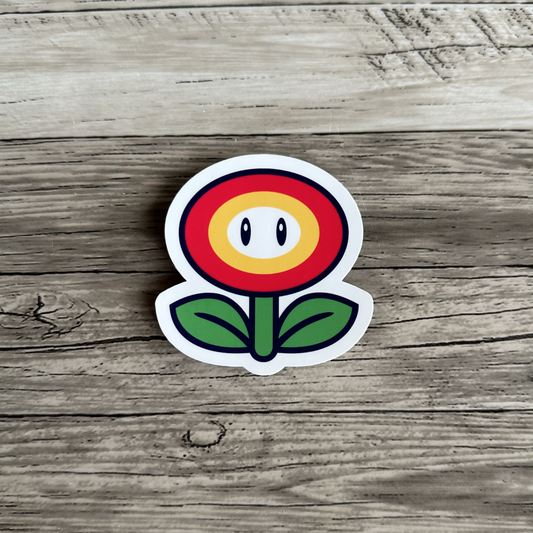 Fire flower sticker | Mario