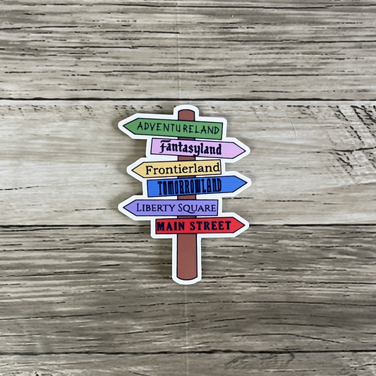 Disney sign sticker | Disneyland