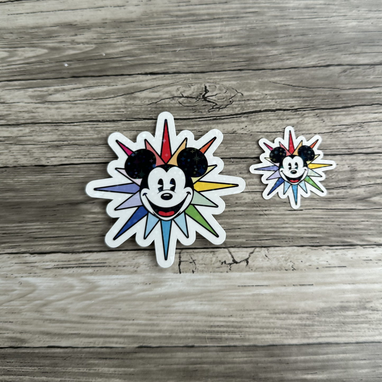 Mickey wheel sticker