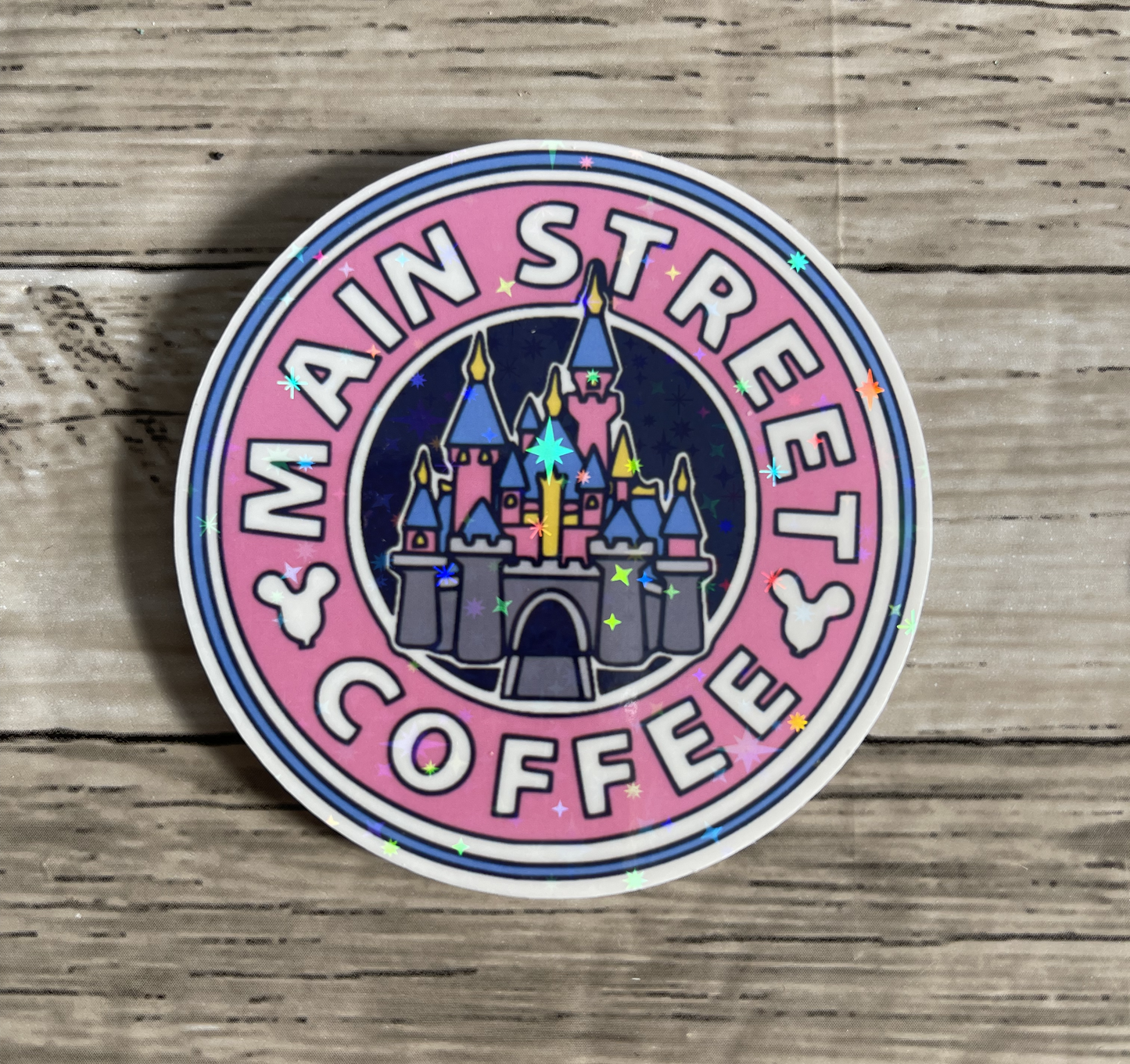 Main street coffee sticker