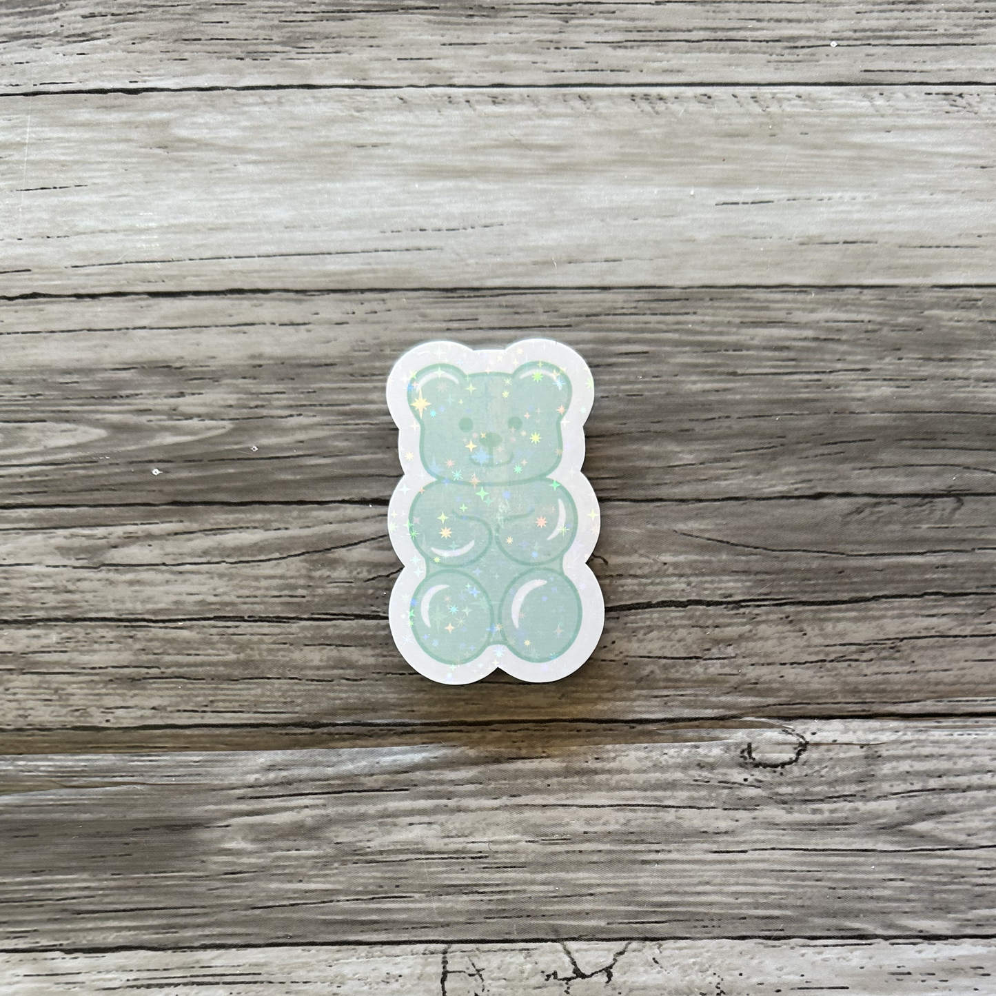 Gummy bear sticker