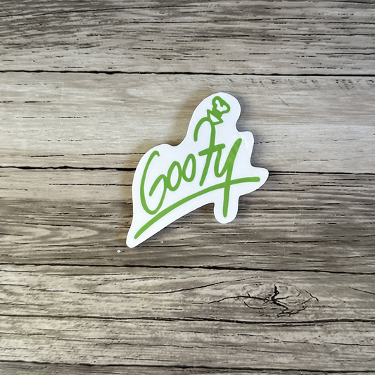 Goofy autograph sticker
