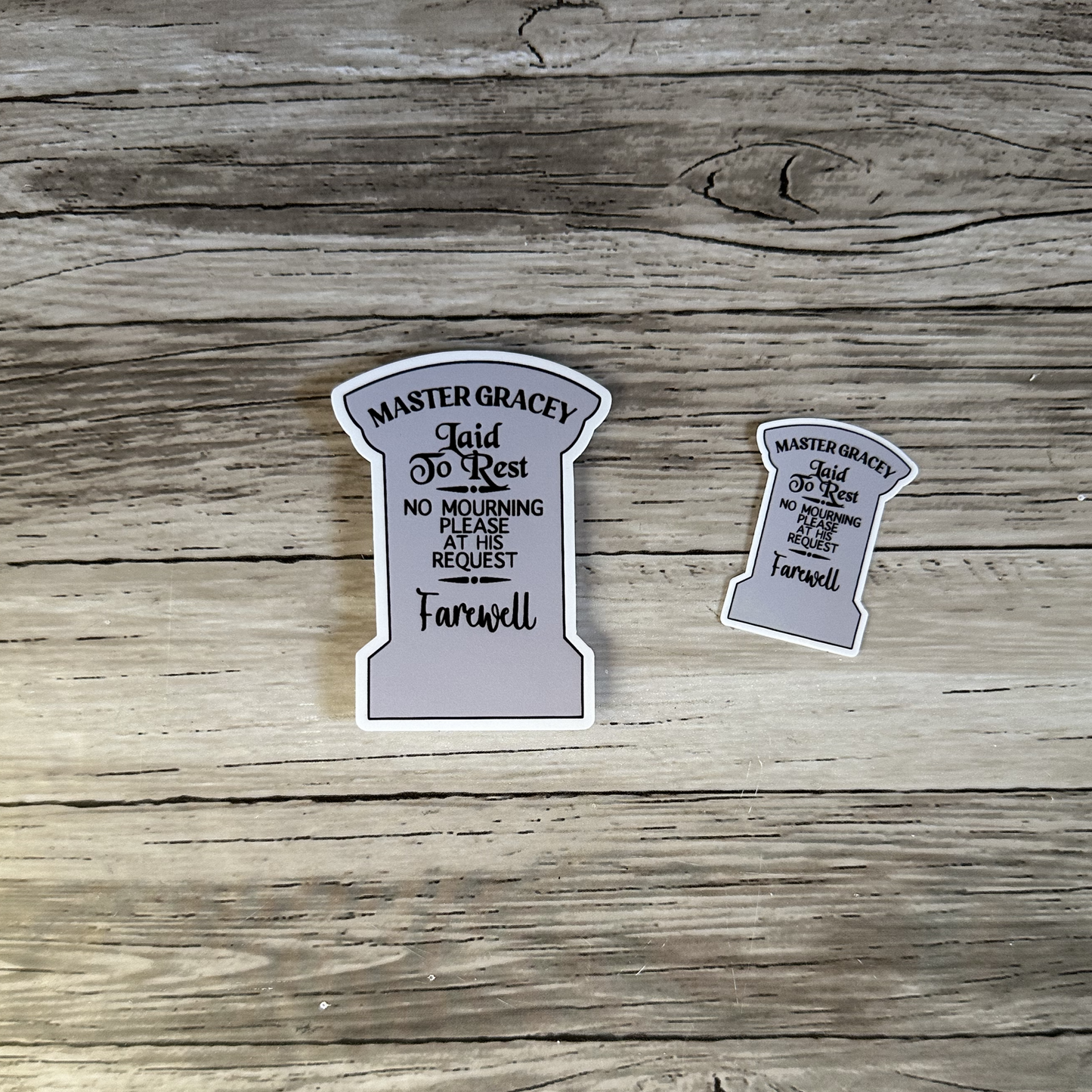 Haunted Mansion, Master Gracey sticker