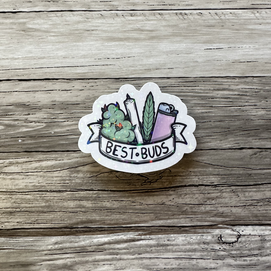 Best buds green sticker