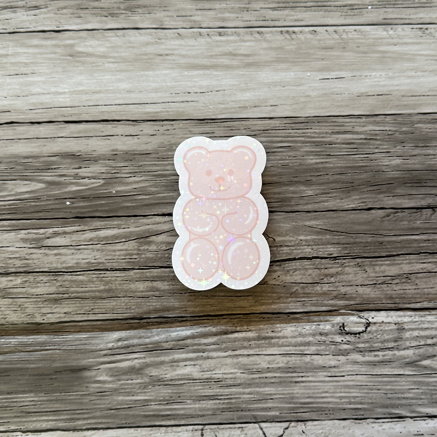 Gummy bear sticker