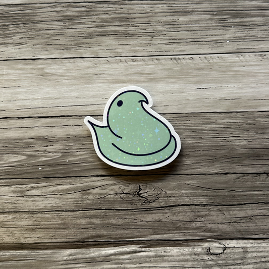 Peeps sticker | Green chick | Easter | Candy