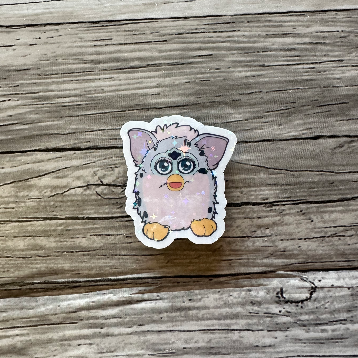 Pink Furby sticker