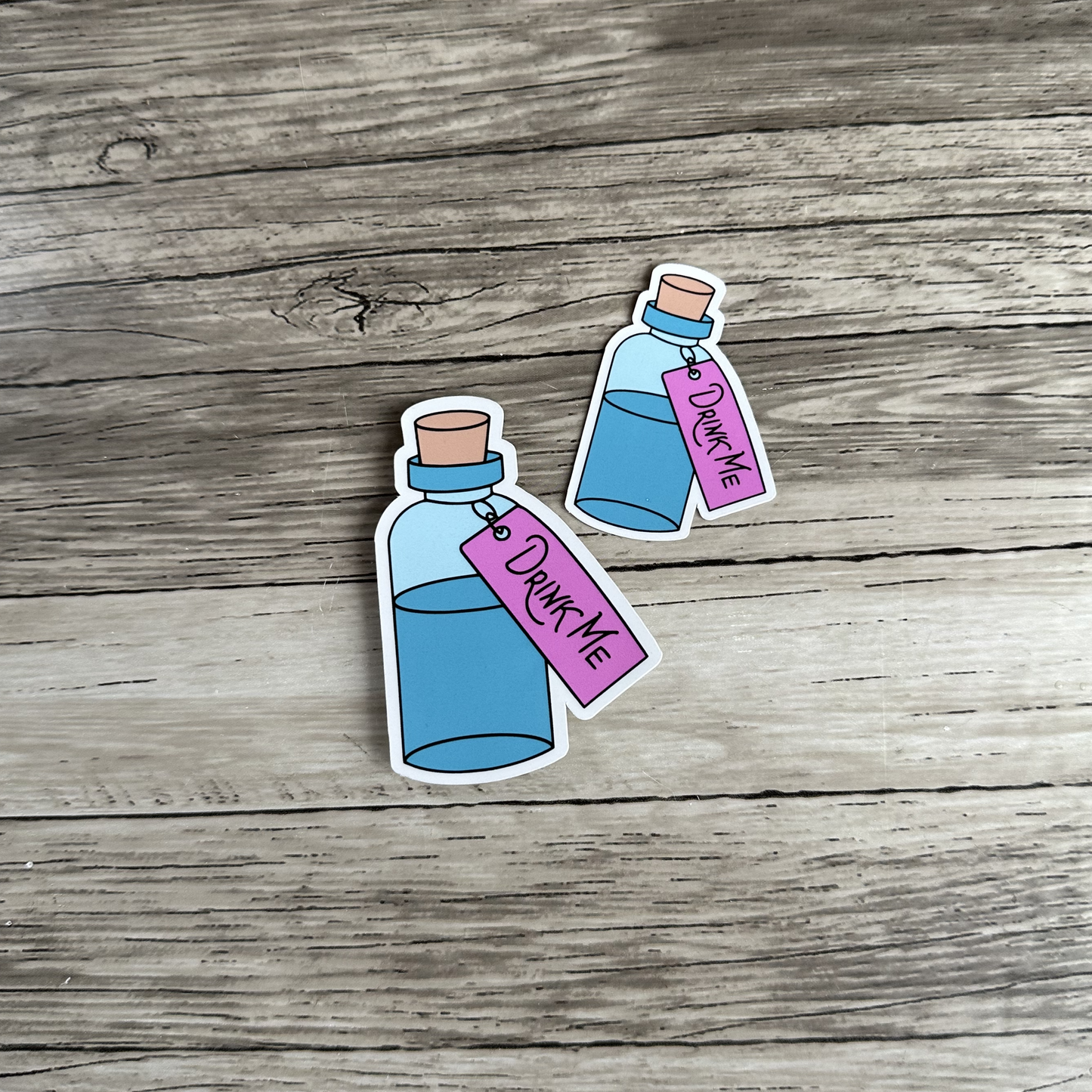 Drink me sticker | Alice in wonderland