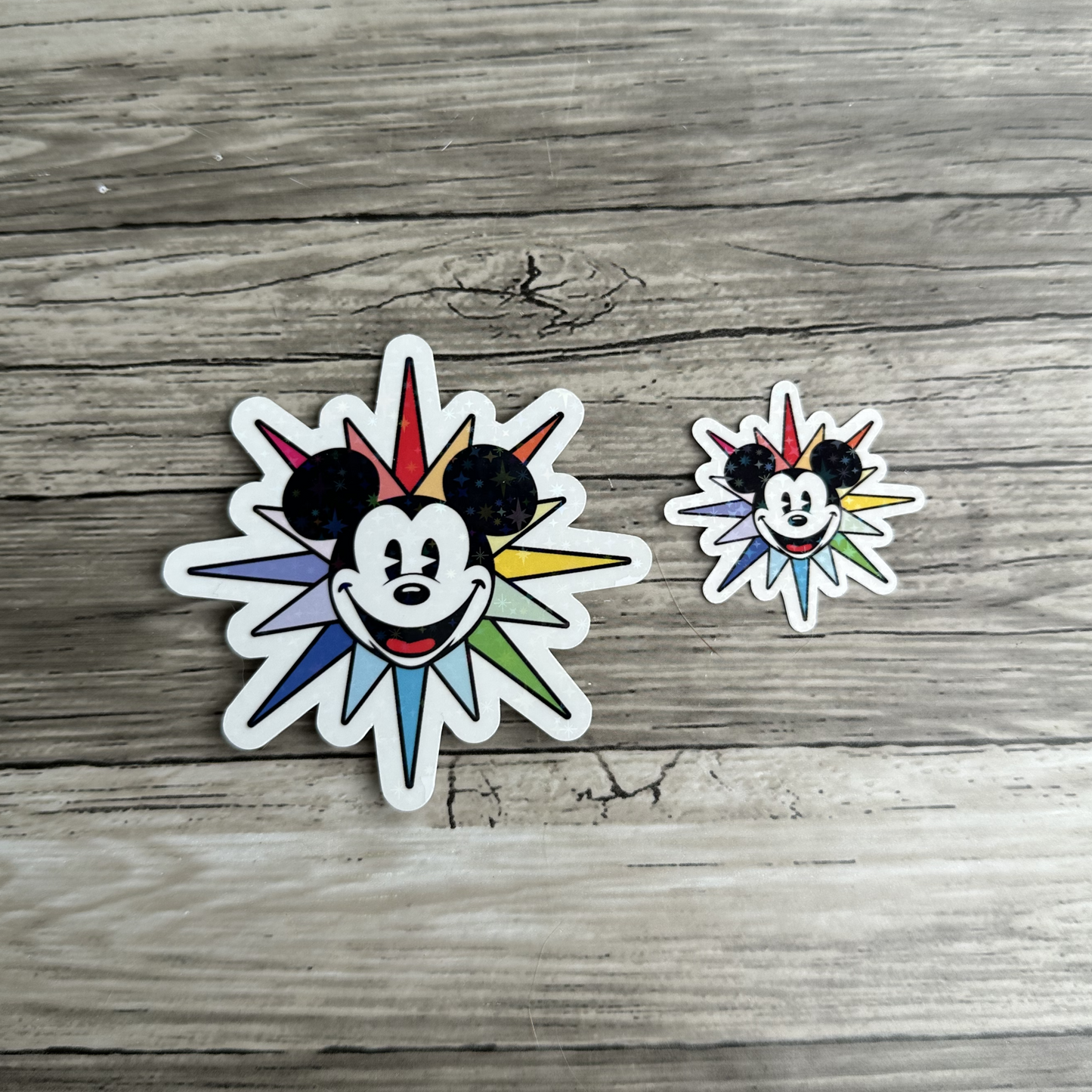 Mickey wheel sticker
