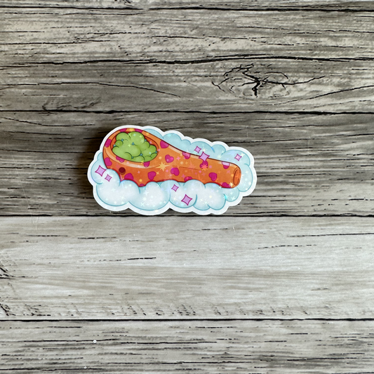 Pipe sticker with a fat bowl