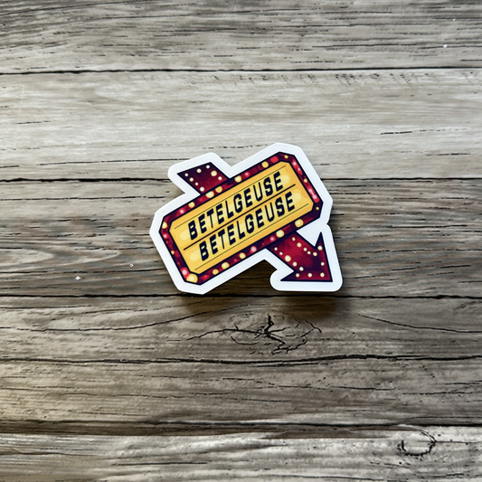 Bettlejuice sticker | Spooky vibes | Betelgeuse