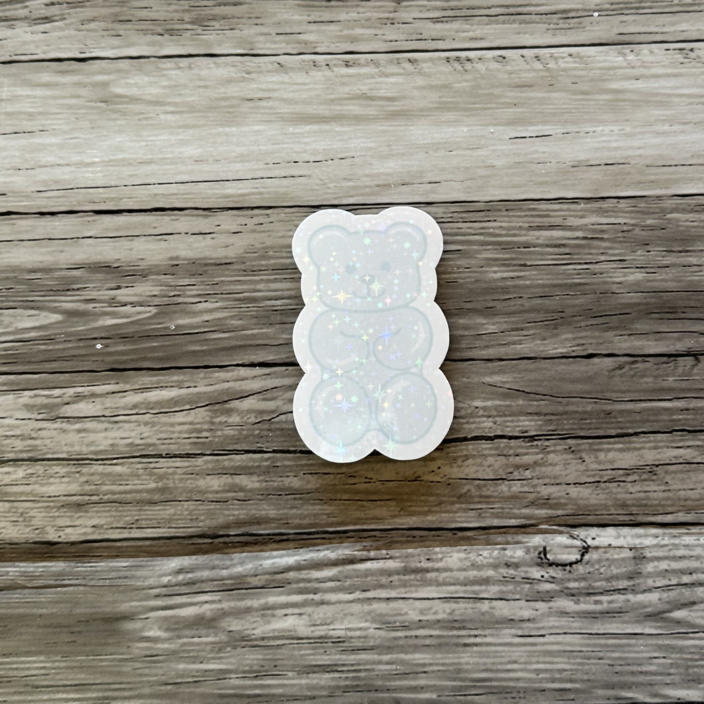Gummy bear sticker