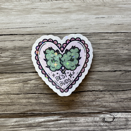 Best buds green sticker