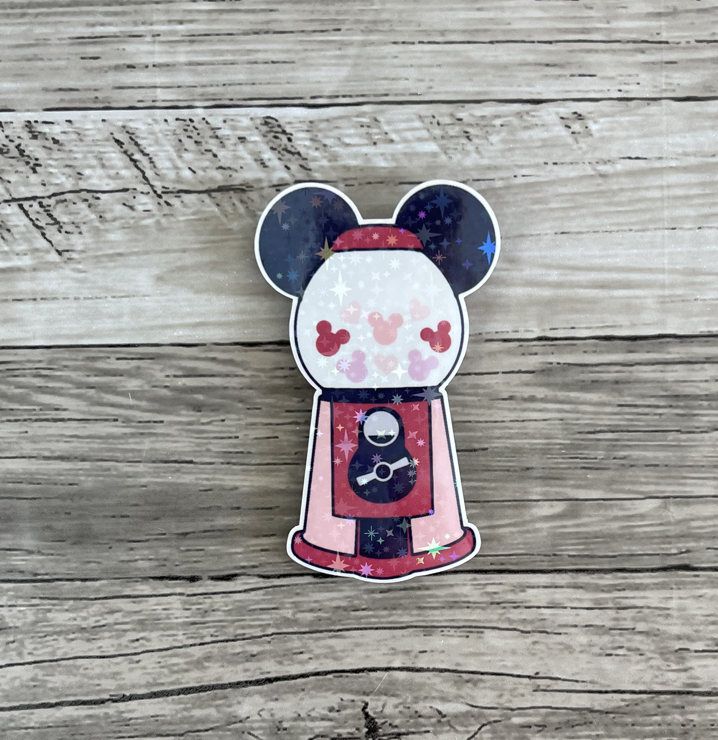 Mickey ears gumball sticker
