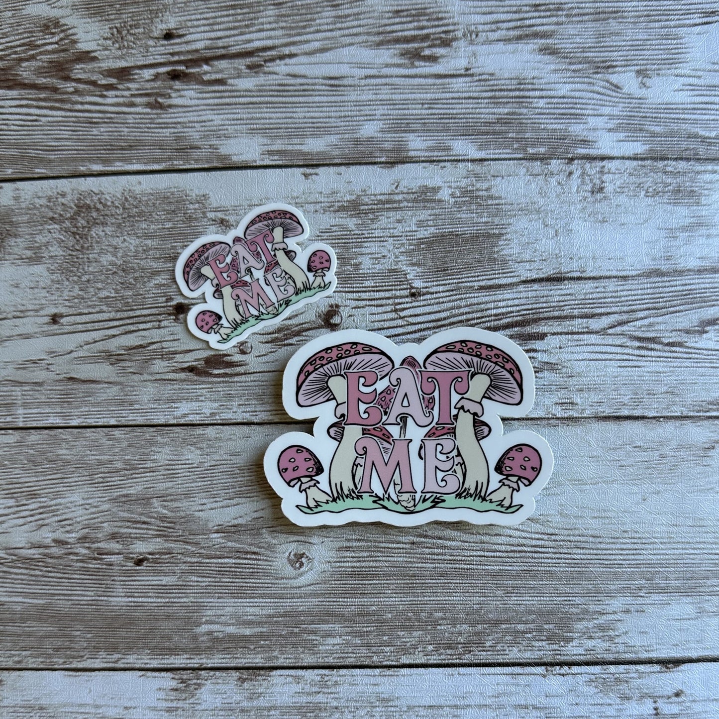 Eat me sticker | Mushrooms