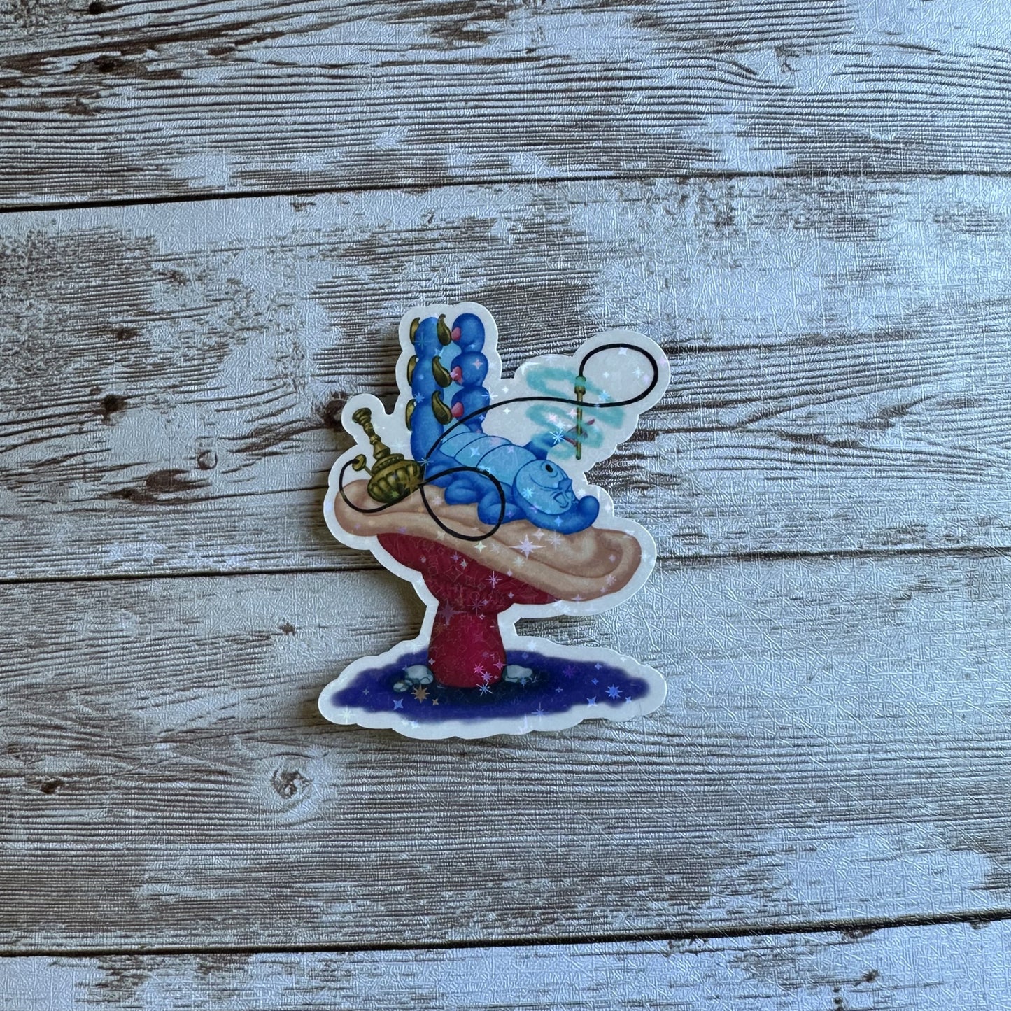 Caterpillar sticker | Alice in wonderland