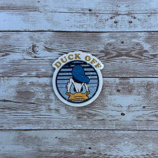 Duck off sticker | Donald