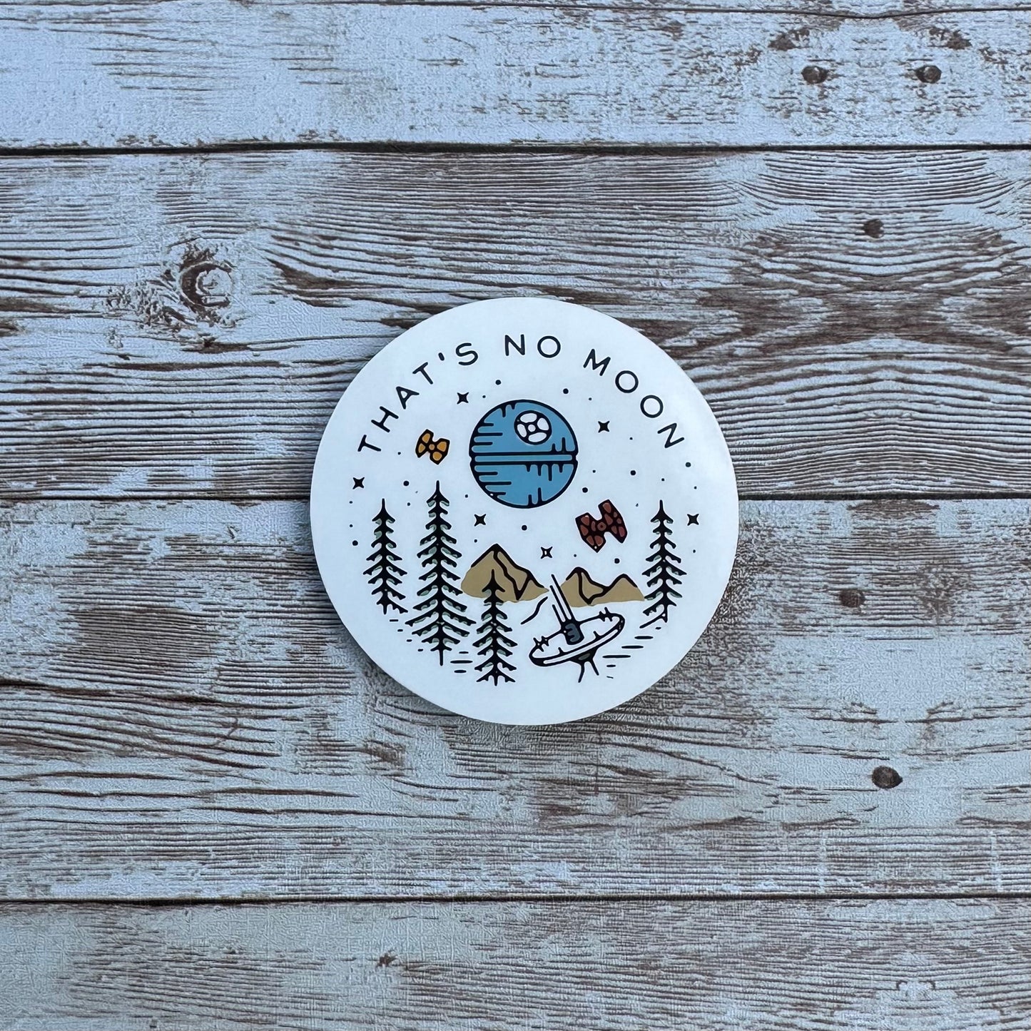 That's no moon sticker | Star wars