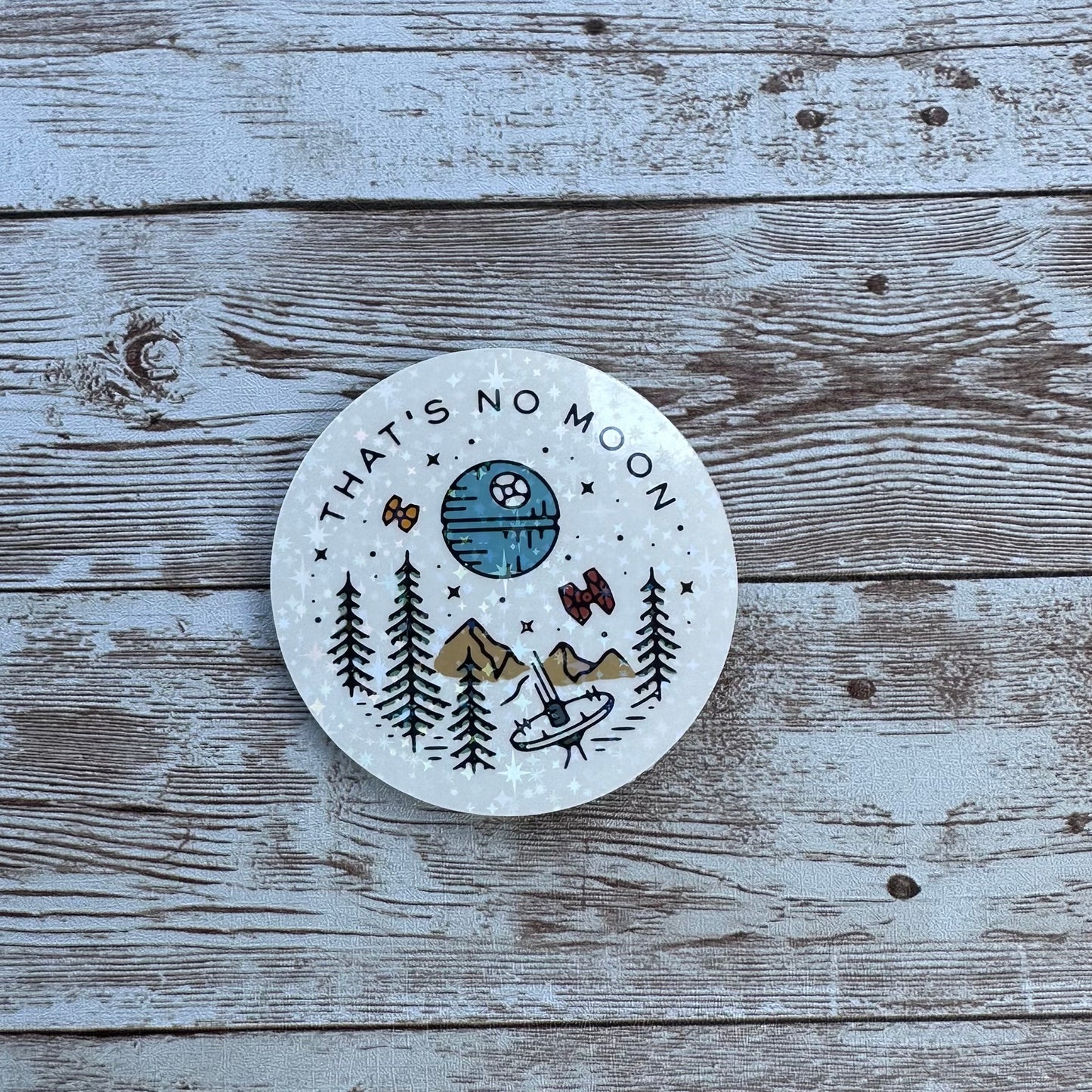 That's no moon sticker | Star wars