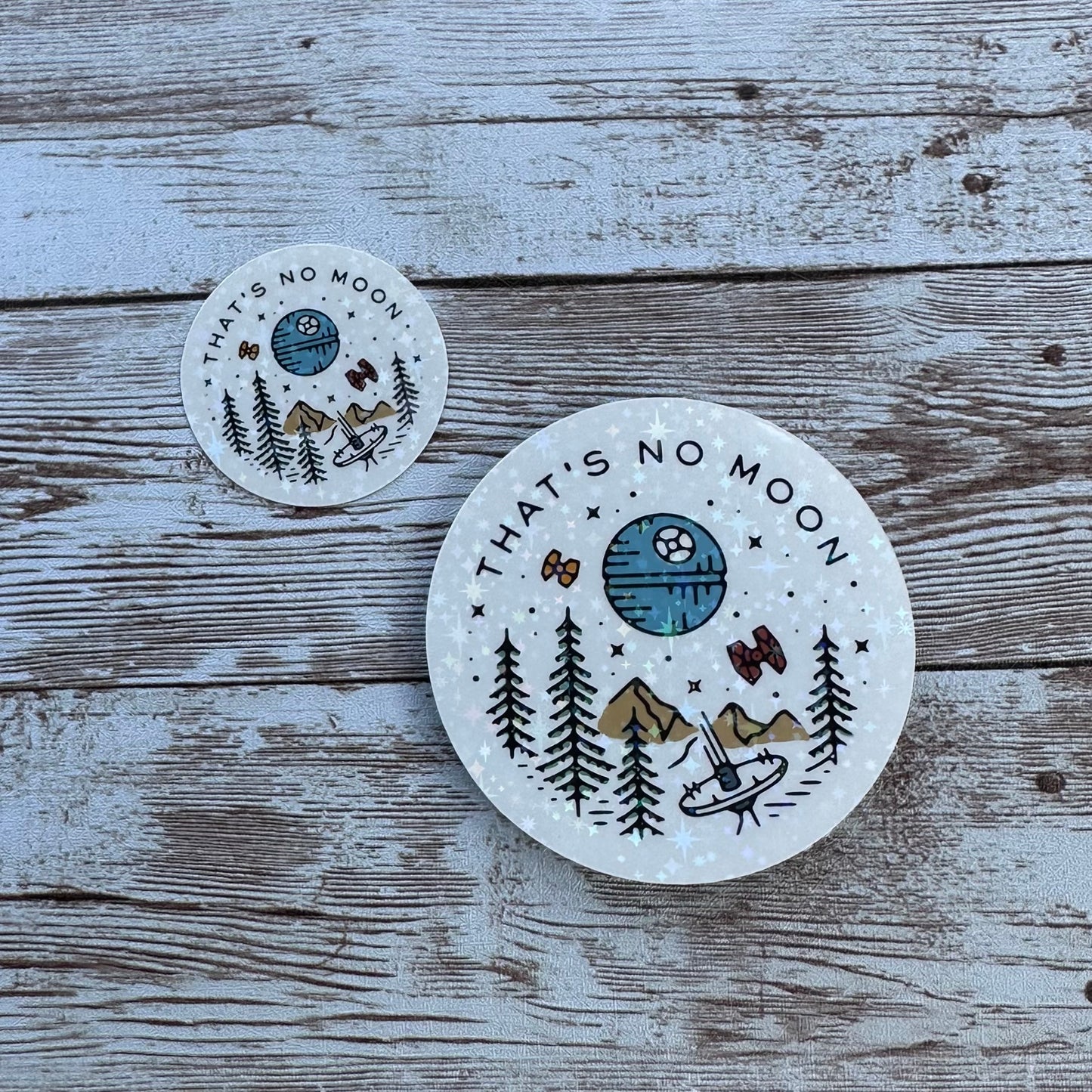 That's no moon sticker | Star wars