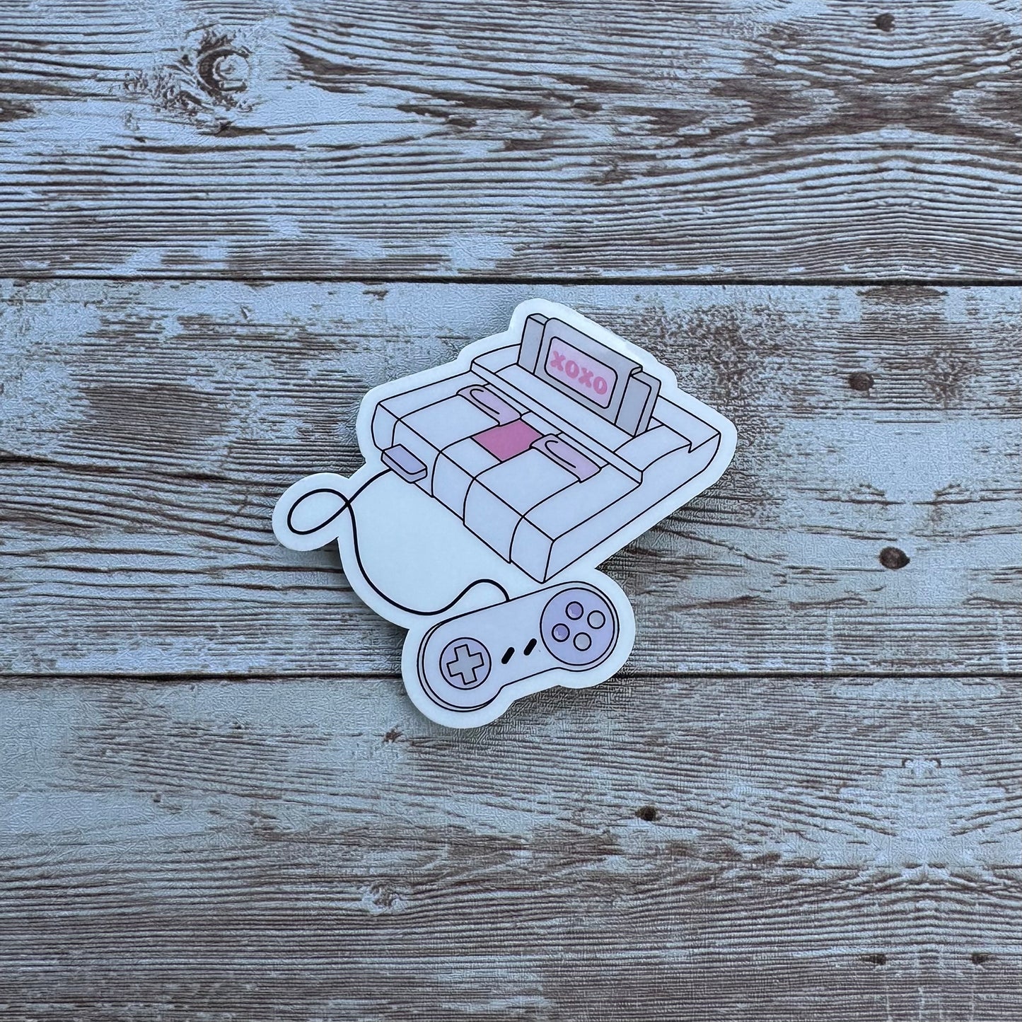Game console sticker | xoxo