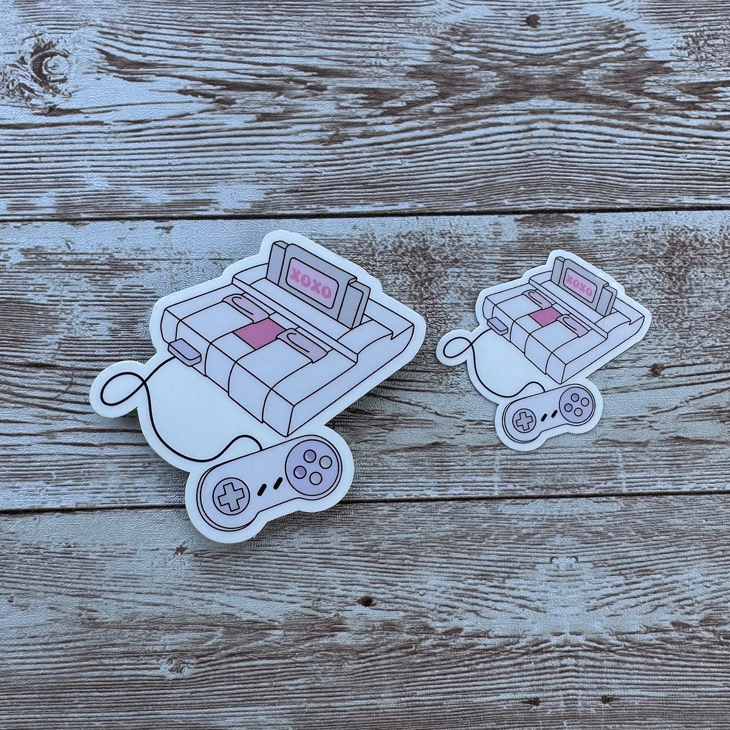 Game console sticker | xoxo