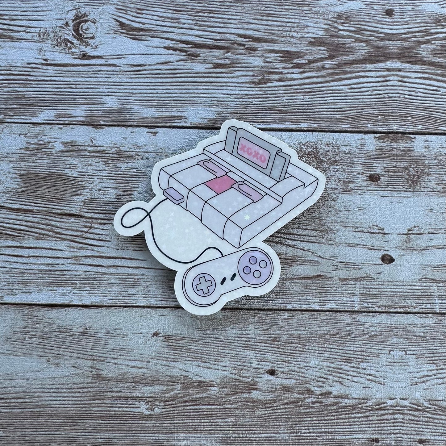 Game console sticker | xoxo