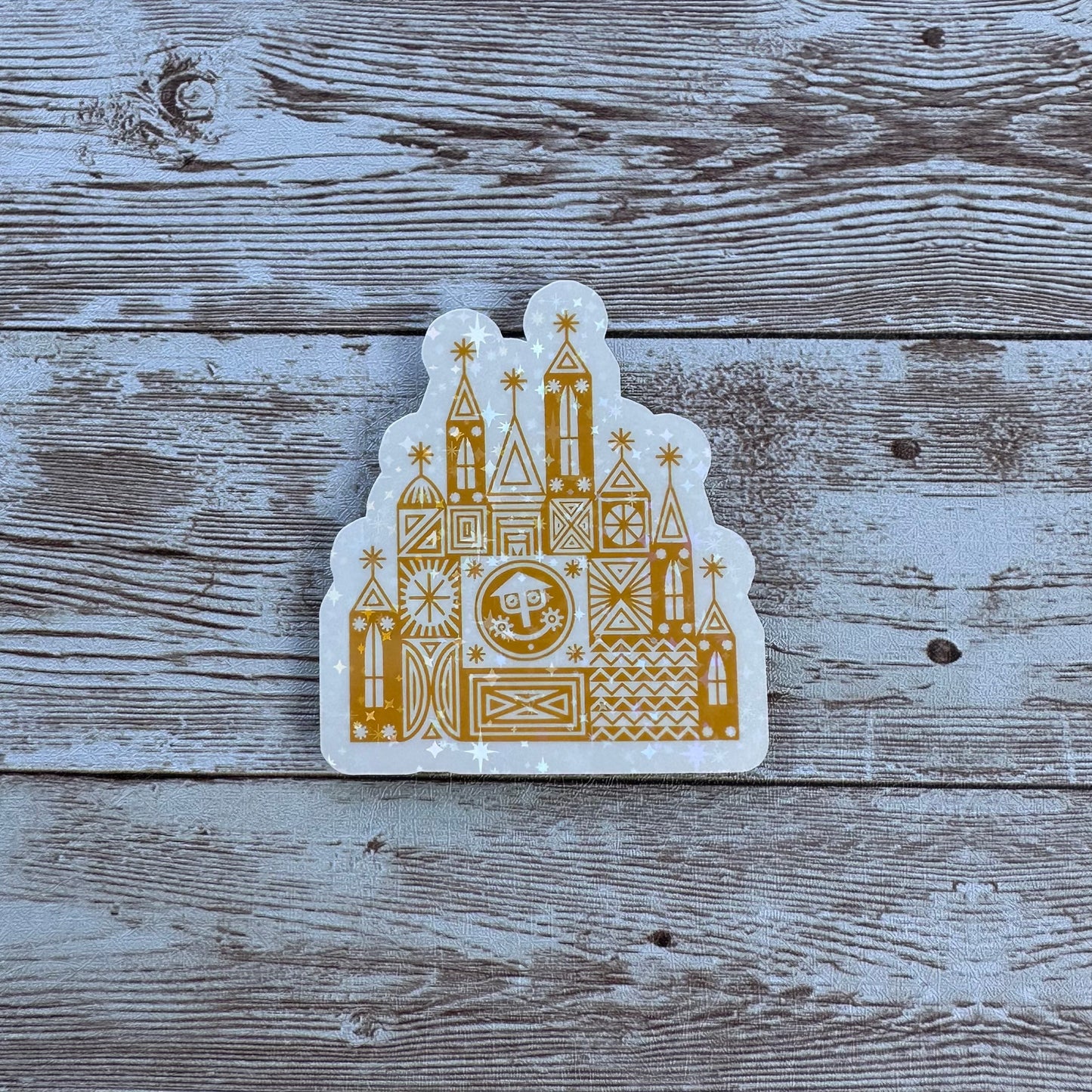 Small world sticker