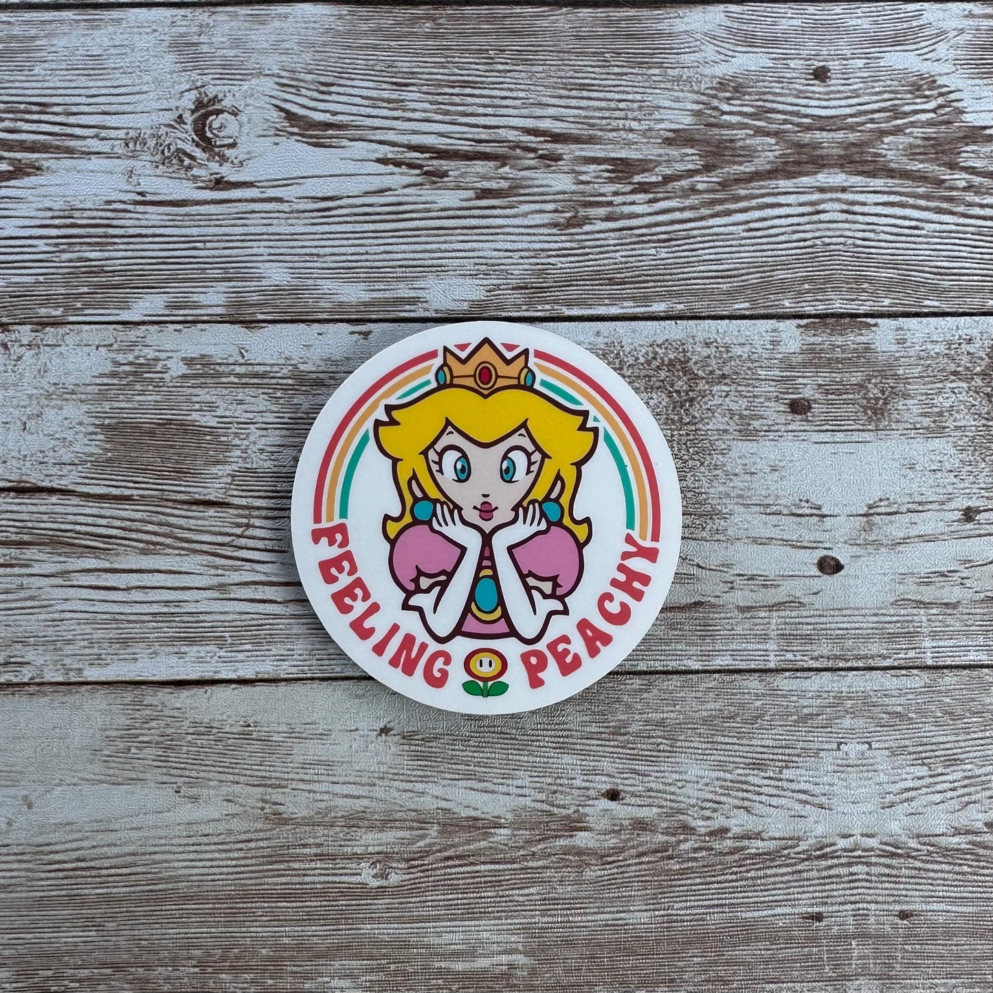 Feeling Peachy sticker | Princess Peach