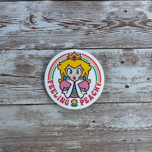 Feeling Peachy sticker | Princess Peach