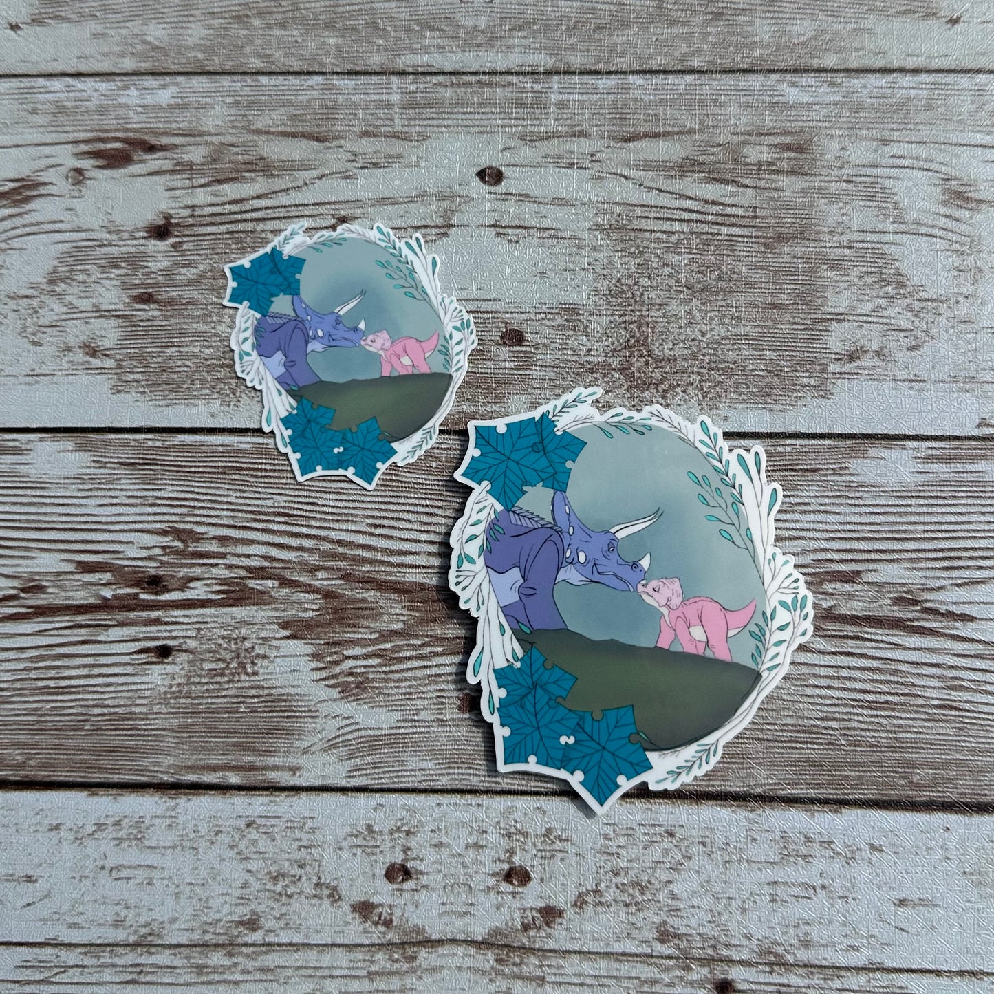 The land before time sticker, Sarah and Dad